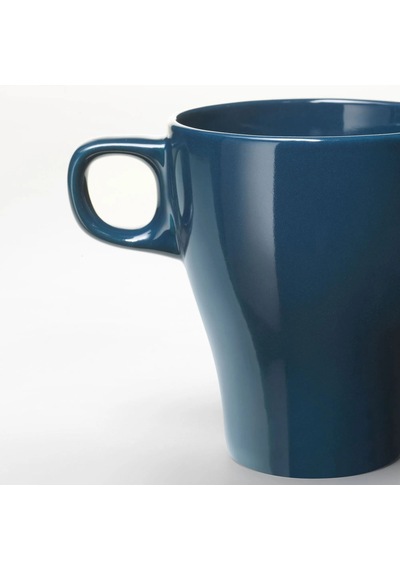 Ikea Färgrık Seramik Kupa 11 Cm 250 Ml Lacivert 1 Parça