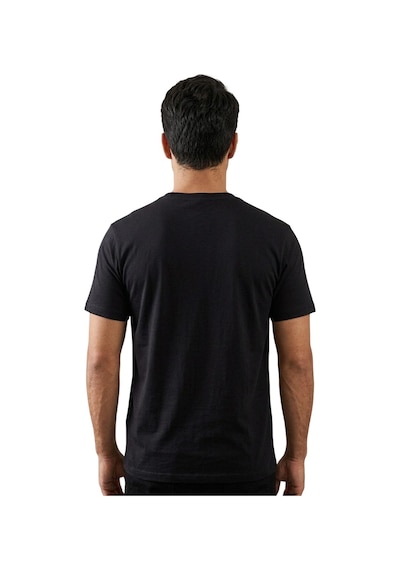 Cazador 44165 Siyah Erkek Bisiklet Yaka Tshirt