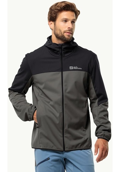 Jack Wolfskin 1306923 6945 Feldberg Hoody M Slate Erkek Outdoor Ceket 001
