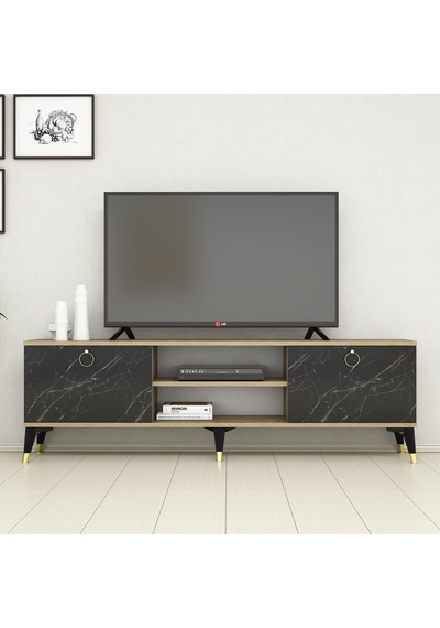 Ferniso Mobilya 160 Cm Tv Ünitesi Çam-mermer Desen