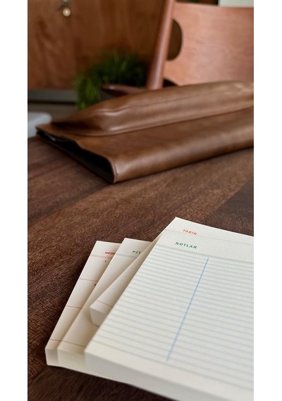 4'lü Masaüstü Tarihsiz Planlayıcı Set Hedefler, Haftalık Planlayıcı, Noktalı Ve Çizgili Notepa Çok Renkli