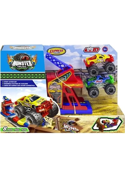 Express Wheels Die Cast Metal Araçlı Fırlatma Rampası