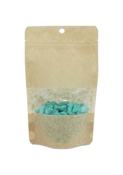 Kraft Pencereli Doypack 110X185X35 Mm 25 Li Paket