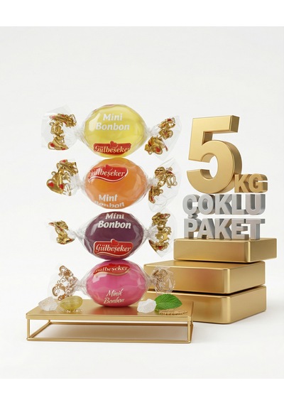Afia Meyveli Mini Bonbon Şeker 5x1 Kg