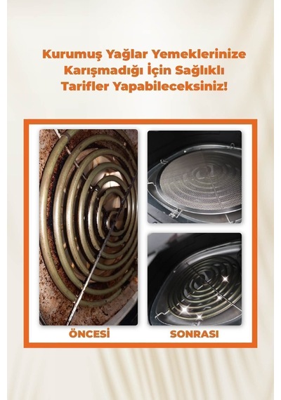 Philips Yağ Sıçratmaz Tel, Xxl Airfryer Ve Büyük Modeller Ile Uyumlu