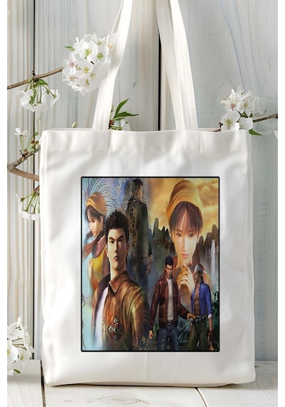 Art Hediye Shenmue Oyun Baskılı Omuz Çanta Kişiye Özel Model 1 Çok Renkli