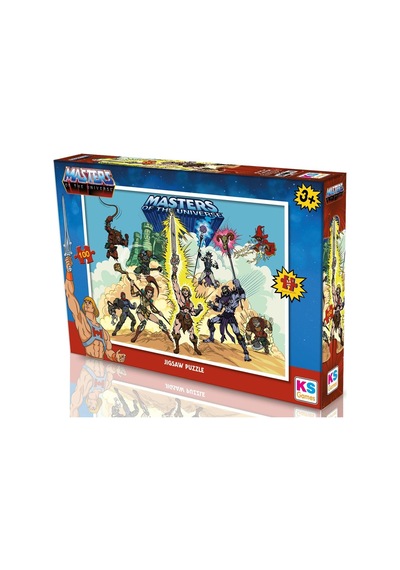 Ks Games He-man 100 Parça Çocuk Puzzle - 48x34 Cm - Hm704 Standart