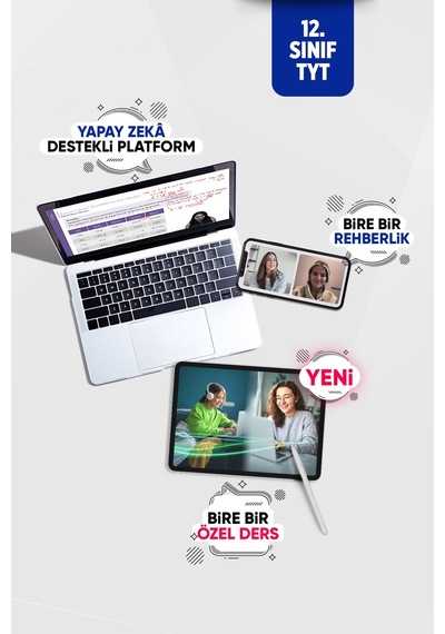 Premium YKS 2027 TYT Hazırlık Seti (Sadece Dijital Lisans) - Yapay Zeka Destekli TYT AYT Sözel Online Eğitim Paketi 30 Canlı Özel Ders + Birebir Sınav Koçluğu