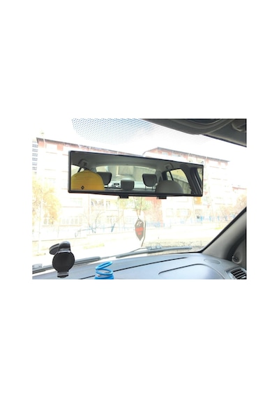 Carub 240 Mm Bombeli Makaslı Geçmeli Iç Ilave Ayna Siyah (531013760)