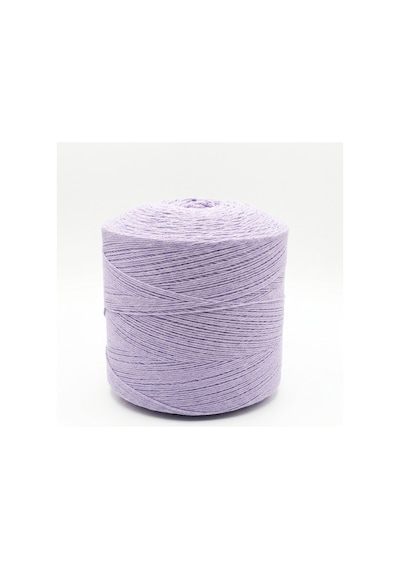 1 Kg Pamuklu El Örgü İpi Runner İpi- Amigurumi Koton İp Punch İpi Motif Lila Renk