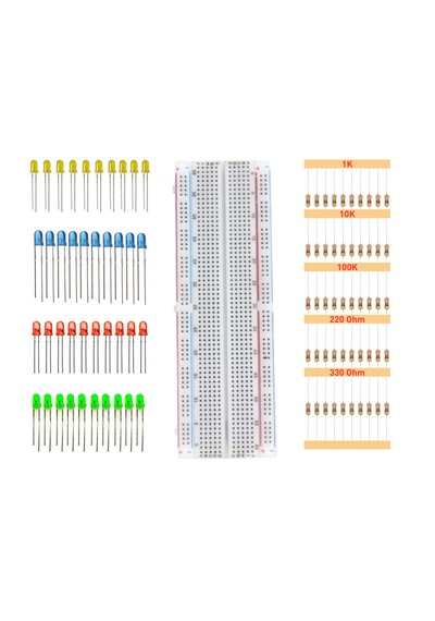 Arduino 26 Çeşit 148 Parça Başlangıç Seti Malzeme Kutulu