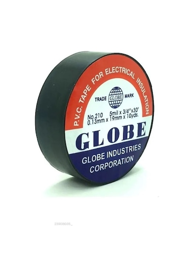 Globe 0.13 Mm X 19 Mm X 10 Mm İzole Bant Siyah 1 Adet