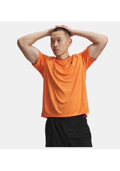 Under Armour Ua Tech Textured Erkek Kısa Kollu T-shirt 1382796-808 Turuncu