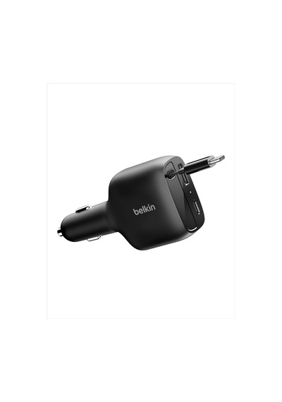 Belkin Usb-c Araç Şarj Cihazı, 75 W, 75 Cm Geri Çekilebilir Usb-c