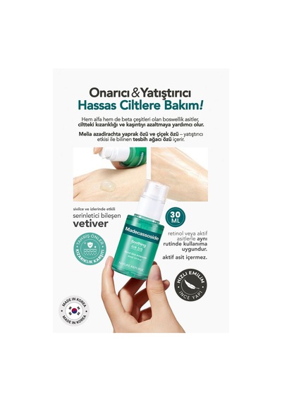 Nature Republic Hassas Ciltler İçin Madecassoside Yatıştırıcı Serum Nature Republic Good Skin Madecassoside Ampoule