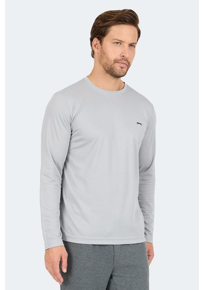 Slazenger Odın I Erkek Gri Tişört Gri
