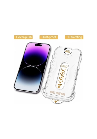 Apple Uyumlu   iPhone 11 Magic Glass Box Aparatlı Ekran Koruyucu