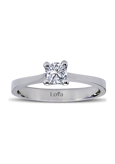 Lova F Renk 0,32 Karat Pırlanta Tektaş Yüzük - Hrd - 1050041