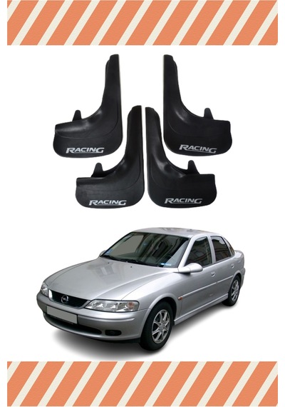 Opel Vectra B 1995-2002 Racing Yazılı 4'Lü Tozluk Çamurluk Paçalı