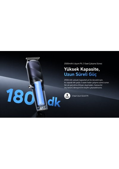 Oraimo Profesyonel Saç Ve Sakal Kesme Makinesi Otr-580p Deep Blue