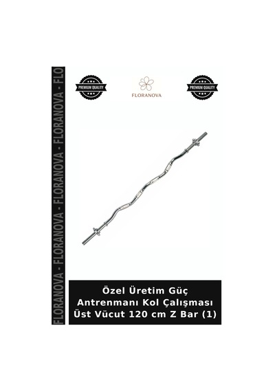 Özel Üretim Güç Antrenmanı Kol Çalışması Üst Vücut 120 Cm Z Bar 1