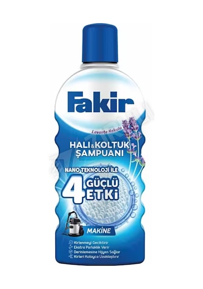4 Adet Fakir Halı & Koltuk Şampuanı Makine Lavanta 1 Lt