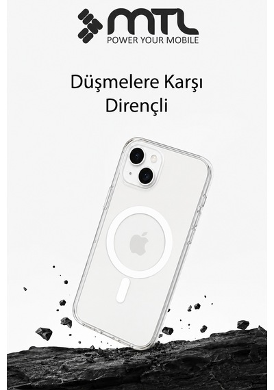 İphone 13 Uyumlu Animasyonlu Şeffaf Magsafe Şarj Destekli Sararmayan Sert  Kılıf