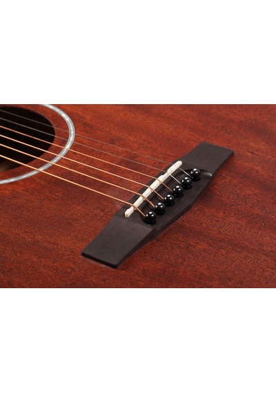 Cort Af510m Op Akustik Gitar Başlangıç/orta Seviye Tamamı Maun Mahogany Gövde, Konser Tipi Küçük Kasa Ve Open Pore Mat Kaplama