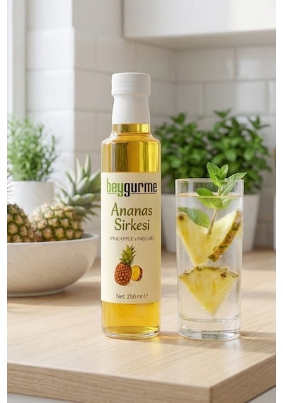 Ananas Sirkesi 250ml Pestisit Analizli