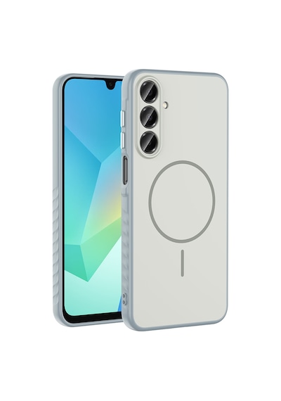 Galaxy Uyumlu A16 Kılıf Kamera Lens Korumalı Magsafe Destekli Silikon Pazarplus Lacivert
