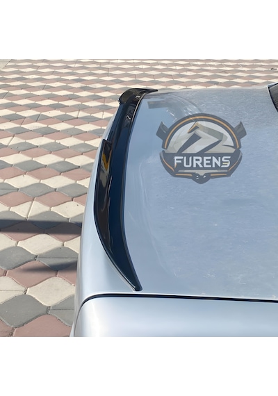 Ford Focus 1 1999-2005 Piano Black Yarasa Tip Üniversal Spoiler Elastik Bagaj Üstü Çıta