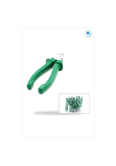 Yan Keski 160 Mm Saplı Yeşil Alaşımlı Çelik Kesme Ağzı Kaymaz Kau