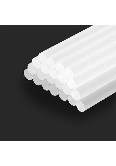 Workpro Wp432002 11x200mm Sıcak Silikon Tabancası İçin 50 Adet Şeffaf Yedek Silikon/mum