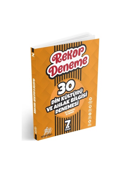 7. Sınıf Din Kültürü Ve Ahlak Bilgisi Rekor Deneme- Startfen Yayınları