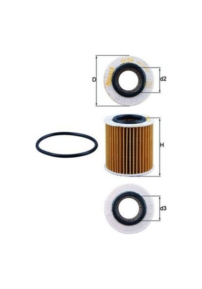Mahle-knecht-behr Ox834d Yağ Filtresi Ranger 2.2 Tdci 120ps 125ps 150ps 3.2tdcı 200ps 11 Mazda Bt 50 2.2 2005 1717510