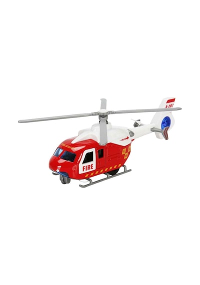 Çek Bırak Metal Helikopter 20 Cm - Kırmızı