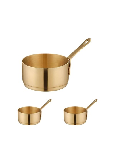 3 Adet 304 Çelik 60 Ml Mini Sosluk Kahvaltılık Ketçap Mayonez Sos Kabı 632sr-3 Çok Renkli