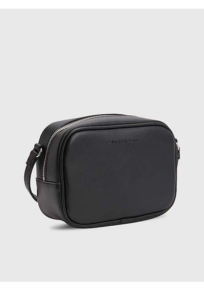 Calvin Klein Kadın Siyah Omuz Çantası - Sculpted Camera Bag, Şık Ve Fonksiyonel-7359 Siyah