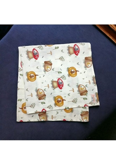 Çok Amaçlı Bebek Müslin Bezi Battaniye 75 CM x 75 CM