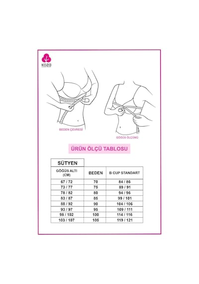 Koza İç Giyim Kadın Dolgusuz Dantelli Straplez Sütyen 80518 Siyah