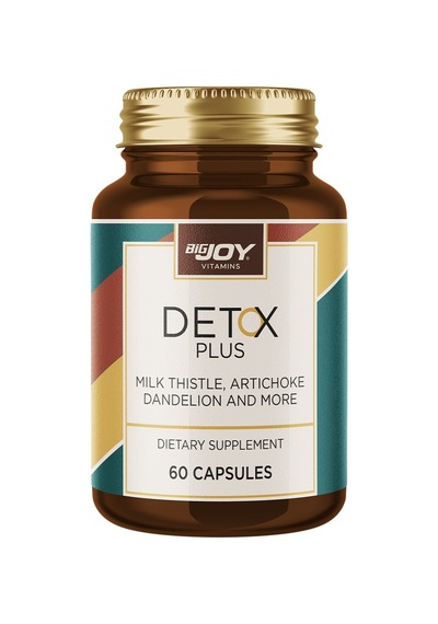 Detox Plus 60 Kapsül , Devedikeni , Enginar , Karahindiba İçeren Takviye Edici Gıda 30 Günlük