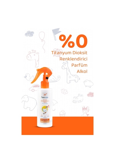 Baby İcon Organik Vegan Anne Ve Çocuk Nemlendirici Güneş Koruyucu Sprey Suya Dayanıklı Uva Uvb Spf 50+200ml