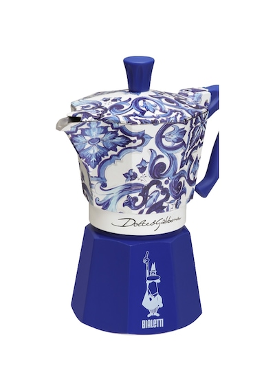 Bialetti Moka Express Dolce Gabbana Akdeniz Mavisi 3 Cup