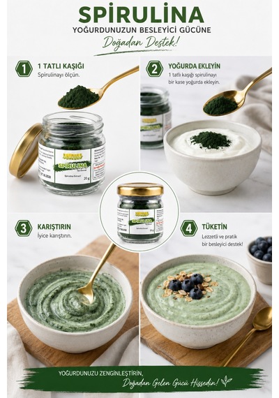 Spirulina Toz Ekstrakt 20 G Spirulina Extract - 928876596