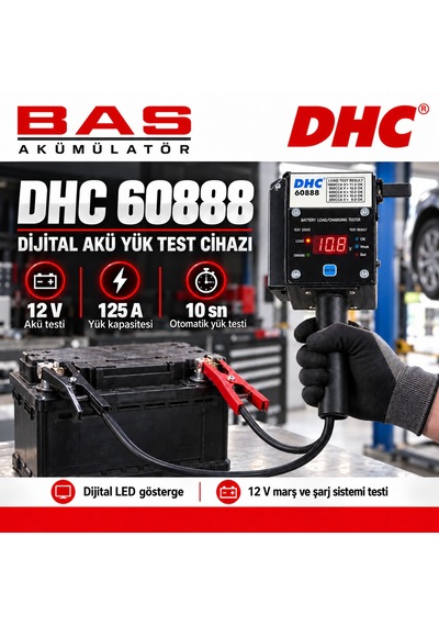 60888 Akü Şarj Test Cihazı Profesyonel Otomotiv Akü Kontrol Ve Test Ekipmanı