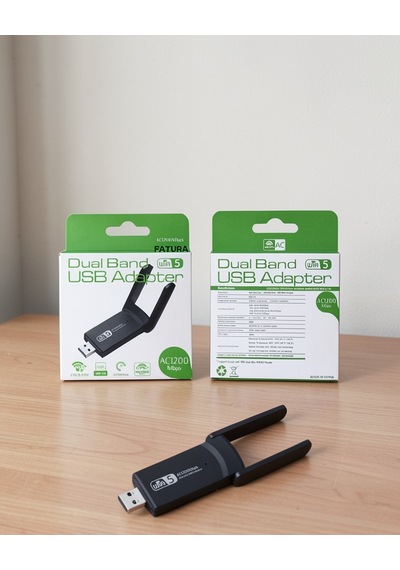Usb 3.0 Kablosuz Adaptör, 2.4ghz & 5ghz Çift Bant Destekli