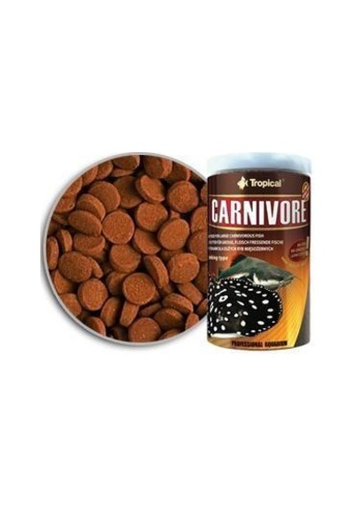 Tropical Carnivore Tablet Yem 100 G Açık
