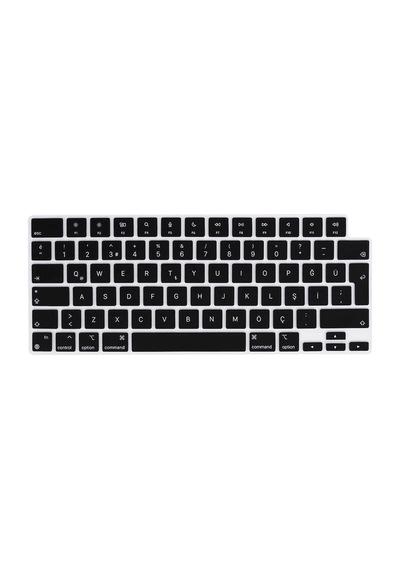 Apple Apple Uyumlu MacBook 13.6' Air 2022 M2 A2681 Zore Klavye Koruyucu Silikon Ped