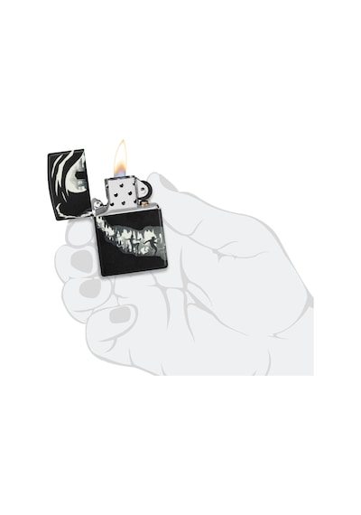 Zippo 49193 Grinning Pumpkin Design Çakmak Çok Renkli