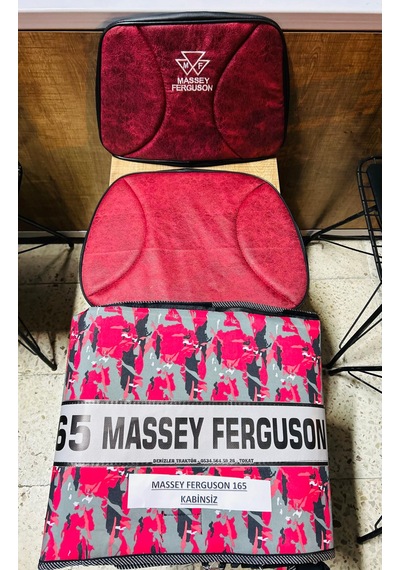 Massey Ferguson 165 Kabinsiz Traktör Su Geçirmez Branda Ve Mf Armalı Koltuk Kılıfı